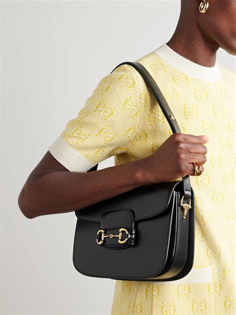 black gucci horsebit bag|1955 horsebit shoulder bag.